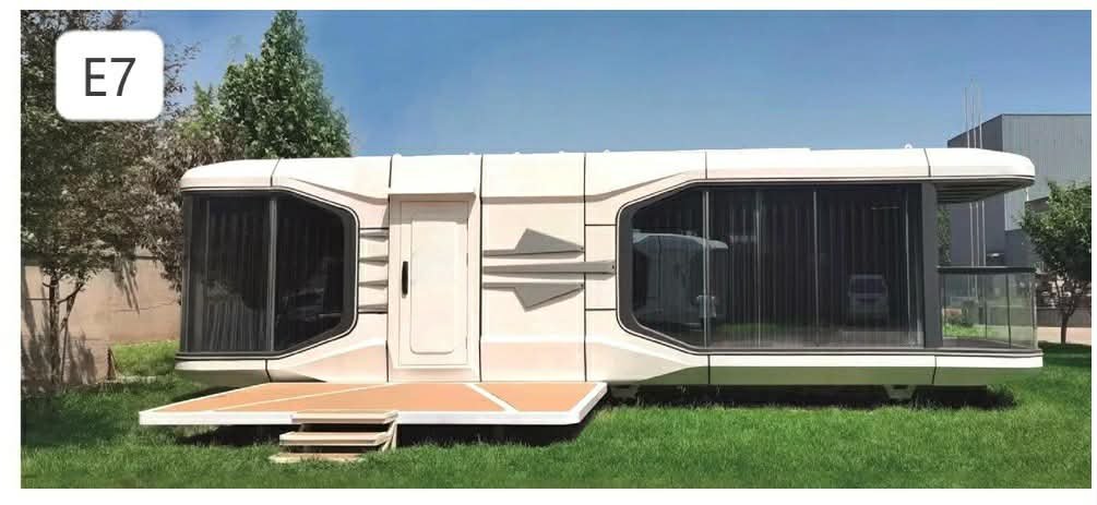 E7 Modularna kabina luksusowy domek glampingowy